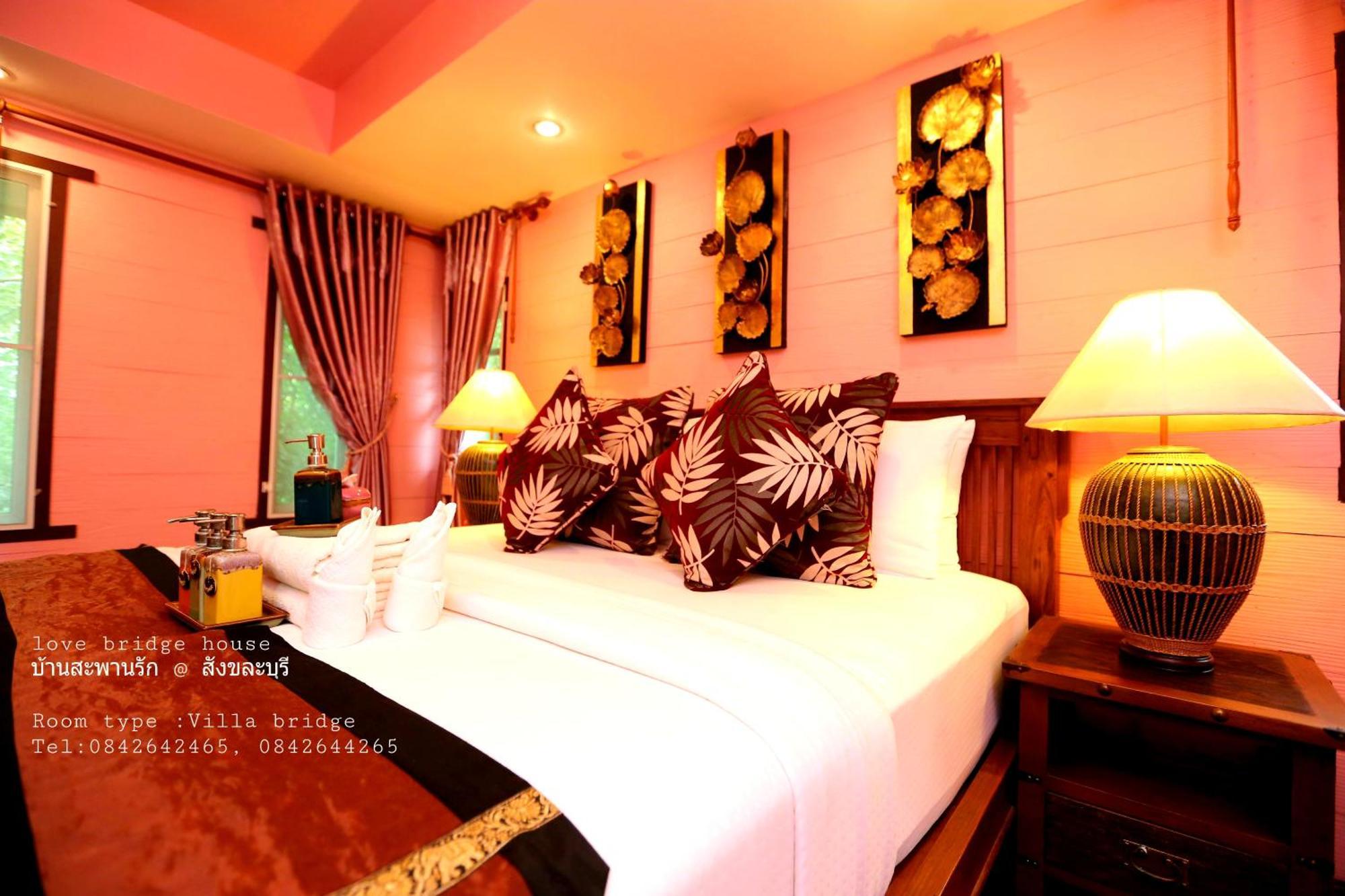 Love Bridge House บ้านสะพานรัก Sangkhla Buri Kamer foto