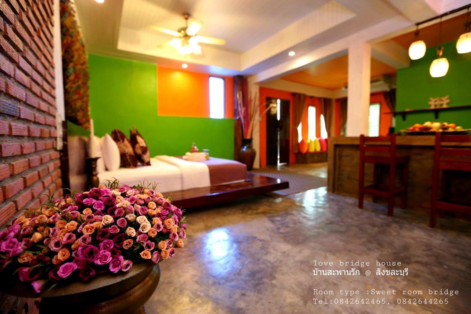 Love Bridge House บ้านสะพานรัก Sangkhla Buri Kamer foto